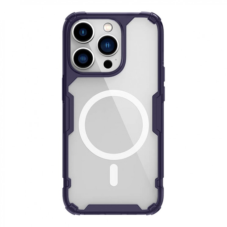 Чехол Nillkin Nature Pro Magnetic для iPhone 14 Pro, Dark Purple (magsafe)