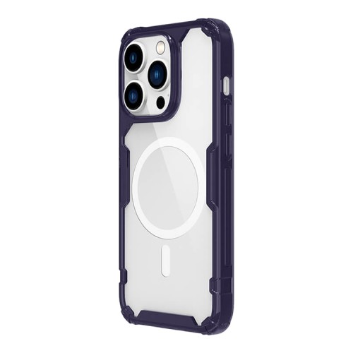 Чехол Nillkin Nature Pro Magnetic для iPhone 14 Pro, Dark Purple (magsafe)