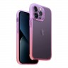 Чехол Uniq Combat Duo для iPhone 14 Pro, фиолетовый/розовый