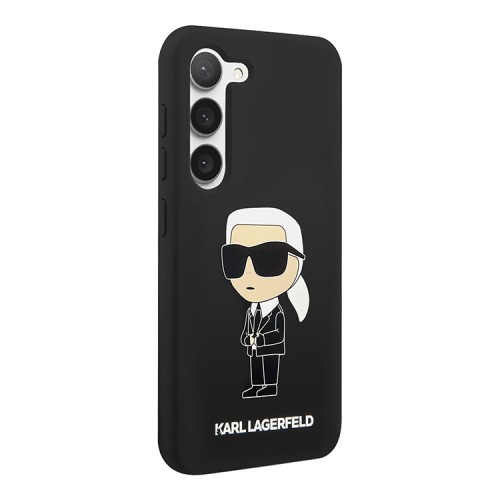 Karl Lagerfeld Liquid silicone NFT Karl Ikonik чехол для Galaxy S23+, черный