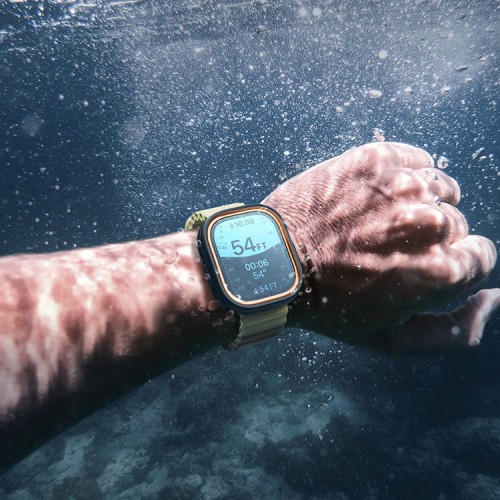 Чехол Elago DUO case для Apple Watch Ultra 49 мм, черный/оранжевый