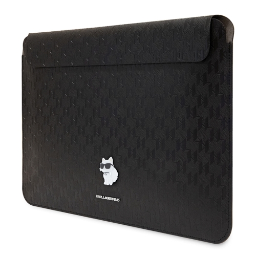 Karl Lagerfeld для ноутбуков 13"/14" чехол Saffiano Sleeve Monogram NFT Choupette Black