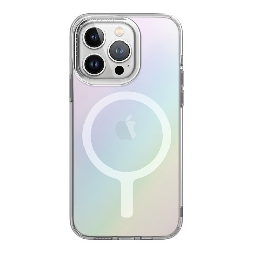 Uniq для iPhone 15 Pro Max чехол Lifepro Xtreme AF Iridescent (MagSafe), матовый-радужный