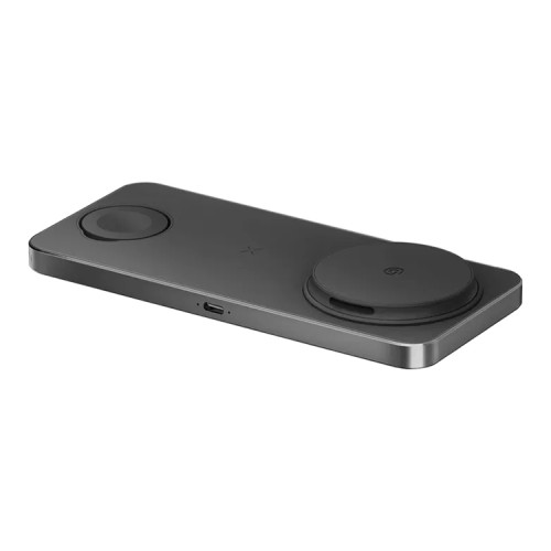 EnergEA Беспроводное СЗУ Bazic GoMag Station 3-in-1 (with Apple watch charger) 15W Grey