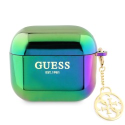 Guess для Airpods 3 чехол PC/TPU with 4G Charm Iridescent Black