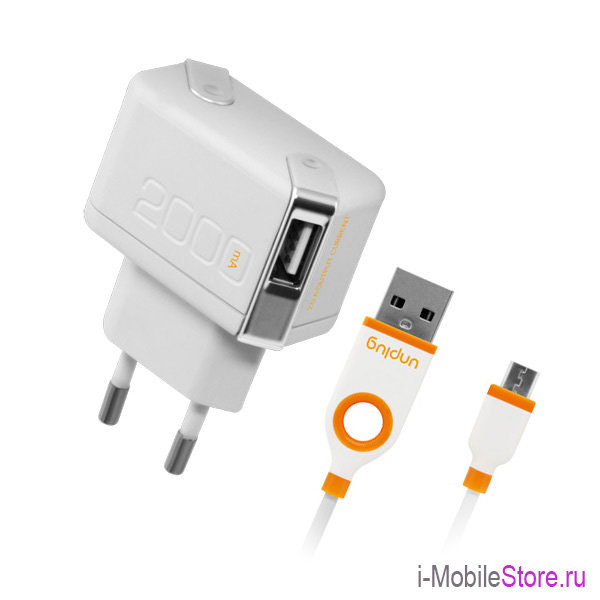 Unplug USB (2A) +кабель micro-usb TC2000MIC