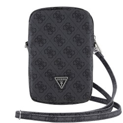 Guess для смартфонов сумка Wallet Zipper Pouch 4G with Triangle metal logo Black