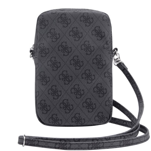 Guess для смартфонов сумка Wallet Zipper Pouch 4G with Triangle metal logo Black
