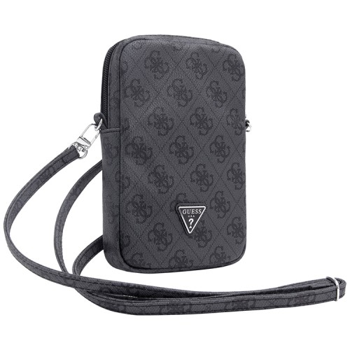 Guess для смартфонов сумка Wallet Zipper Pouch 4G with Triangle metal logo Black