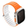 Uniq для Apple Watch 49-46-45-44 mm ремешок Revix EVO reversible Magnetic Amber Orange/White