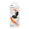 Uniq для Apple Watch 49/45/44/42 mm ремешок Revix EVO reversible Magnetic Amber Orange/White