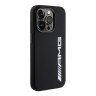 AMG для iPhone 15 Pro чехол Liquid silicone Big Logo Hard Black (MagSafe)