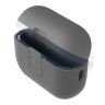 Uniq для Airpods Pro 2 чехол CLYDE Lock case Chalk Grey/Marine Blue