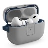 Uniq для Airpods Pro 2 чехол CLYDE Lock case Chalk Grey/Marine Blue