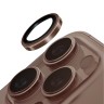 Uniq стекло для iPhone 16 Pro/16 Pro Max OPTIX Camera Lens PRIME Sapphire Stainless steel Gild Gold
