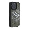 Lacoste для iPhone 16 Pro чехол PC/TPU&PVC Sportswear Khaki (MagSafe)