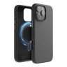 Elago для iPhone 16 Pro Max чехол Soft silicone (Liquid) Black (MagSafe)