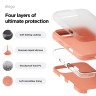 Elago для iPhone 16 Pro чехол Soft silicone (Liquid) Salmon