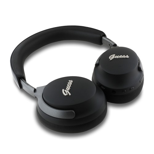 Guess наушники беспроводные накладные Bluetooth Headphones Sound Script Metal Logo ANC/ENC Black
