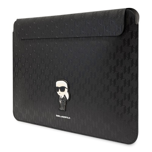 Karl Lagerfeld для ноутбуков 16" чехол Saffiano Sleeve Monogram NFT Karl Ikonik Black