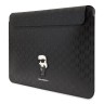 Karl Lagerfeld для ноутбуков 16" чехол Saffiano Sleeve Monogram NFT Karl Ikonik Black