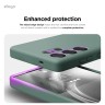 Elago для Galaxy S25 Ultra чехол Soft silicone (Liquid) Midnight Green