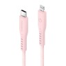 Energea Кабель FLOW USB-C to Lightning MFI C94 PD60W 3A Nanoweave Magnetic tie Pink 1.5m