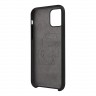 Чехол Karl Lagerfeld Liquid silicone Ikonik outlines Hard для iPhone 11 Pro Max, черный/белый