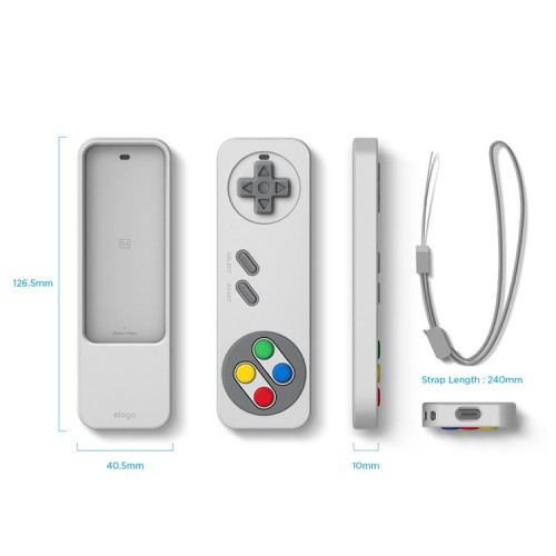 Чехол Elago R4 Retro case для пульта Apple TV (по 2020 г.), серый