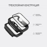 Чехол со стеклом Uniq Torres 9H glass Anti-microbial для Apple Watch 4/5/6/SE 40 мм, белый