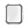 Чехол со стеклом Uniq Torres 9H glass Anti-microbial для Apple Watch 4/5/6/SE 40 мм, белый