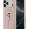 Karl Lagerfeld для iPhone 17 Pro чехол Liquid Silicone NFT Karl & Choupette Hard Pink (MagSafe)