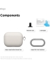 Elago для AirPods Pro 3 чехол Liquid Hybrid Hang case Stone