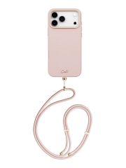 Uniq для iPhone 17 Pro Max чехол COEHL Strap series Mirelle Shell Pink (MagSafe)