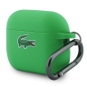 Lacoste для AirPods Pro 3 чехол Liquid silicone Croc Logo Green