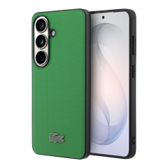 Lacoste для Galaxy S26+ чехол PVC Lacquer Metal logo Hard Green (MagSafe)