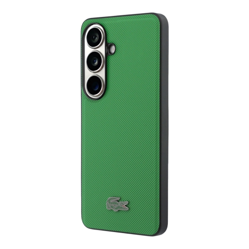 Lacoste для Galaxy S26+ чехол PVC Lacquer Metal logo Hard Green (MagSafe)