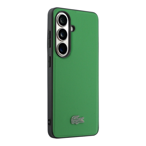 Lacoste для Galaxy S26+ чехол PVC Lacquer Metal logo Hard Green (MagSafe)