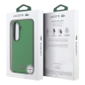 Lacoste для Galaxy S26+ чехол PVC Lacquer Metal logo Hard Green (MagSafe)