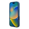 Guess для iPhone 16 Pro Max чехол PU 4G Big metal logo Hard + Pearl Hand Strap Blue