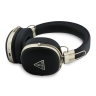 Guess наушники беспроводные накладные Bluetooth HP ENC Flat Grained PU Triangle Metal Logo Black