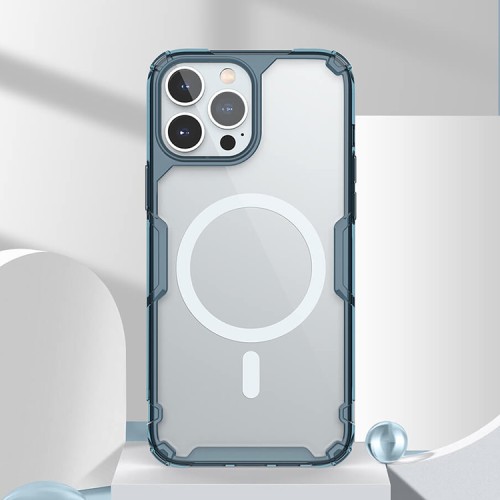 Чехол Nillkin Nature Pro Magnetic для iPhone 14 Pro, Blue (magsafe)