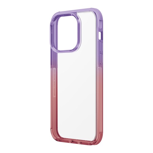 Чехол Uniq Combat Duo для iPhone 14 Pro Max, фиолетовый/розовый