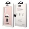 Чехол Lagerfeld Liquid silicone NFT Karl Ikonik Hard для Galaxy S23 Plus, розовый