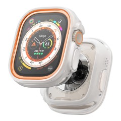 Чехол Elago DUO case для Apple Watch Ultra 49 мм, прозрачный/оранжевый