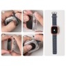Чехол Elago DUO case для Apple Watch Ultra 49 мм, прозрачный/оранжевый