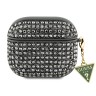 Чехол Guess Diamond Rhinestone with Triangle charm для Airpods 3 (2021), зеленый
