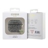 Чехол Guess Diamond Rhinestone with Triangle charm для Airpods 3 (2021), зеленый