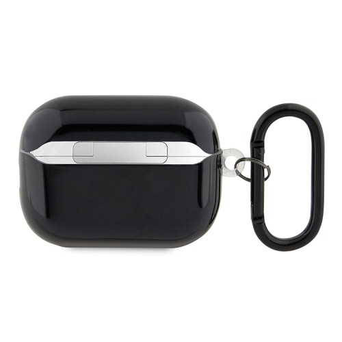 BMW для Airpods Pro 2 чехол M-Collection TPU Tricolor stripes Black