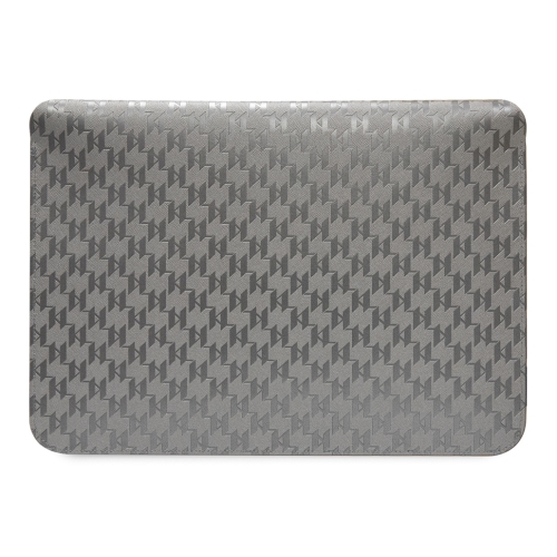 Karl Lagerfeld для ноутбуков 13"/14" чехол Saffiano Sleeve Monogram NFT Choupette Silver